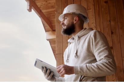 Cordiste réalisant un diagnostic de fuite sur un bâtiment à Montpellier
